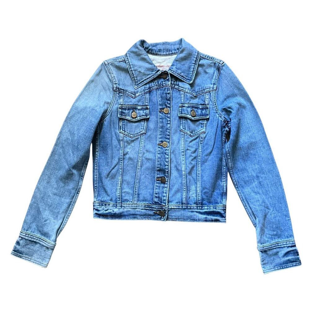 Mossimo Distressed Washed Out Jean Jacket: Y2K, 2000s